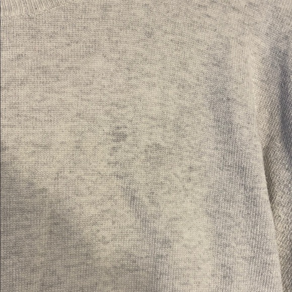 H&M Basic Mock Neck Sweater - White/Cream (L) - Picture 6 of 7